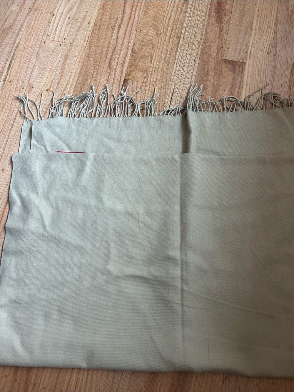 Neutral Beige Fringe Throw scarf Unbranded